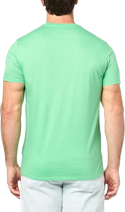 Lacoste mens Short Sleeve Crew Neck Pima Cotton Jersey T-shirt