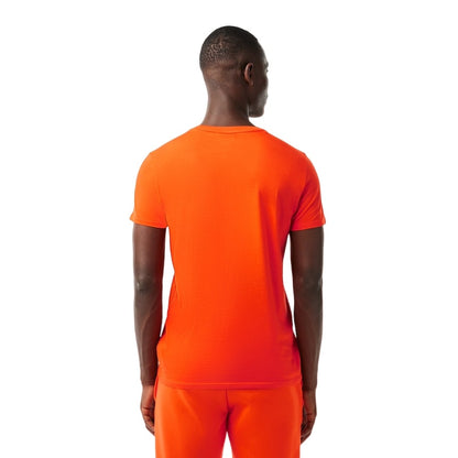 Lacoste mens Short Sleeve Crew Neck Pima Cotton Jersey T-shirt