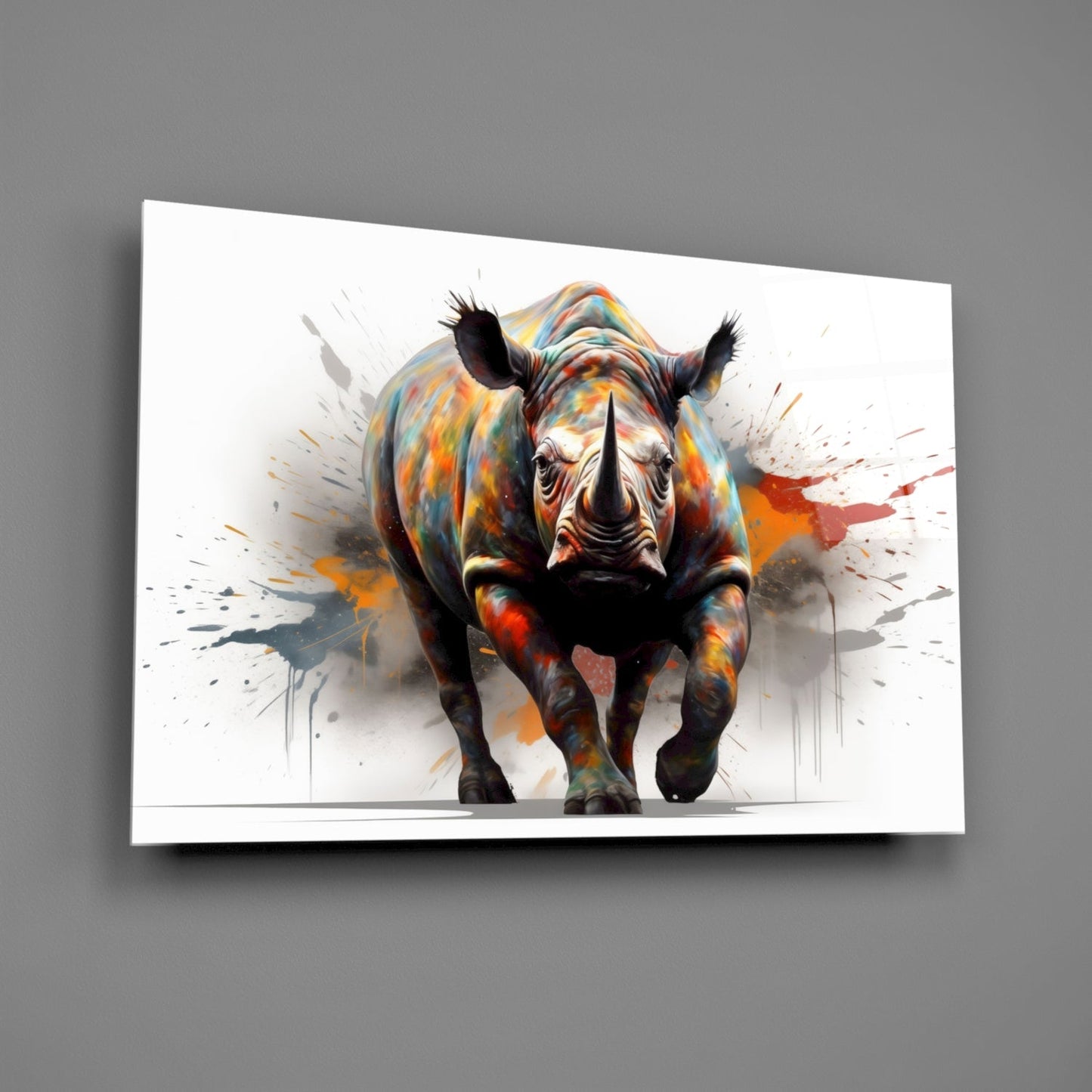 The Power of Colors Glass Wall Art || Designer Collection