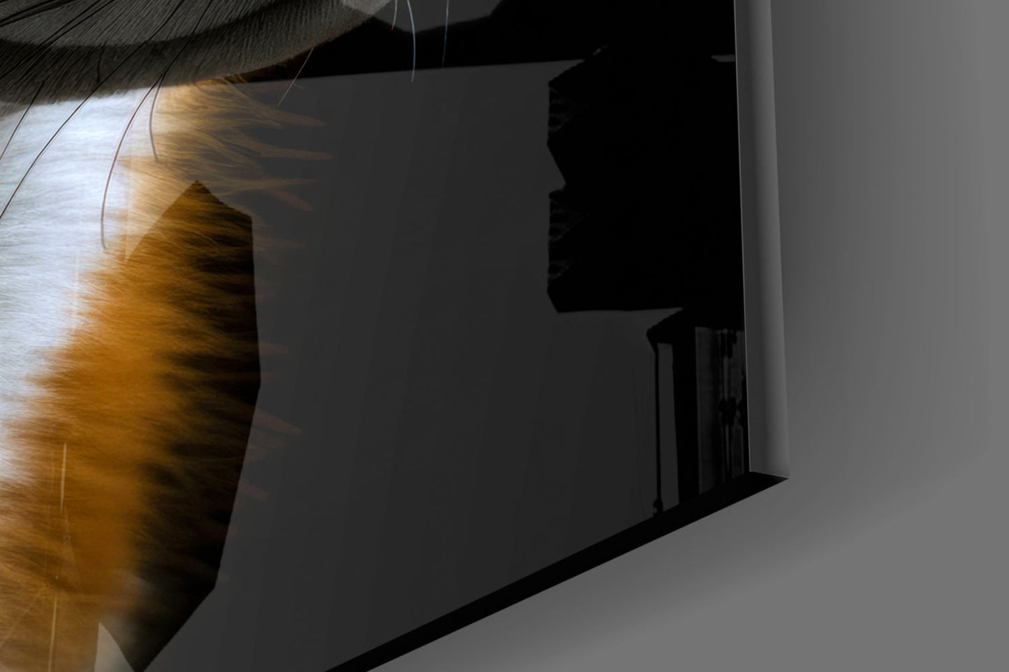 The Secret of the Fox Glass Wall Art || Designer Collection