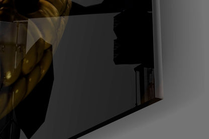 The Hunter in the Eyes Glass Wall Art || Designer Collection