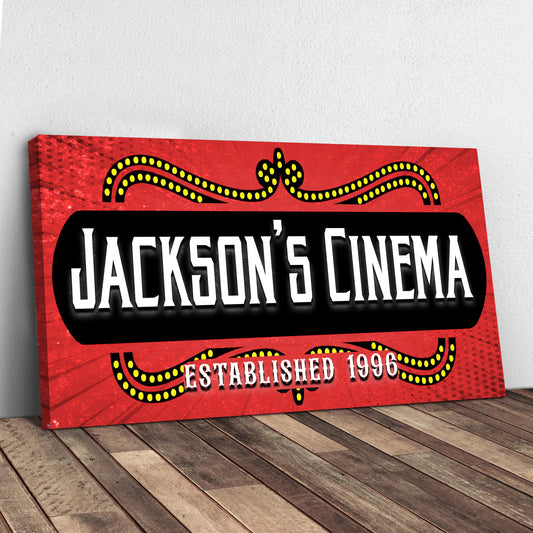 Family Cinema Sign III