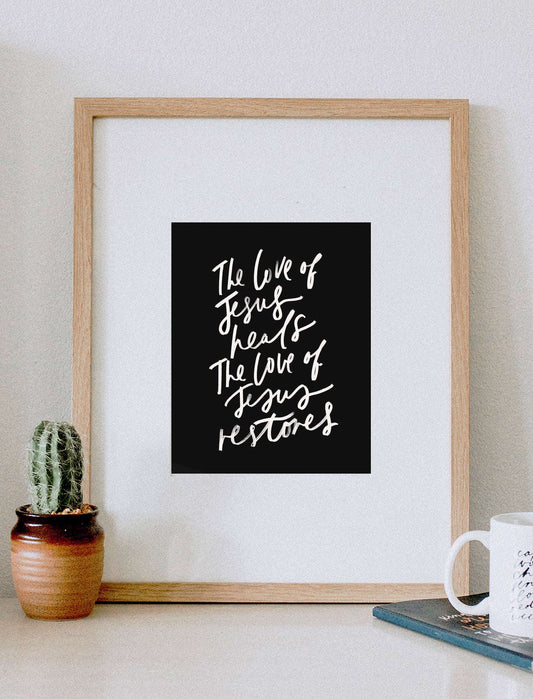 8x10 The love of Jesus Otarealm