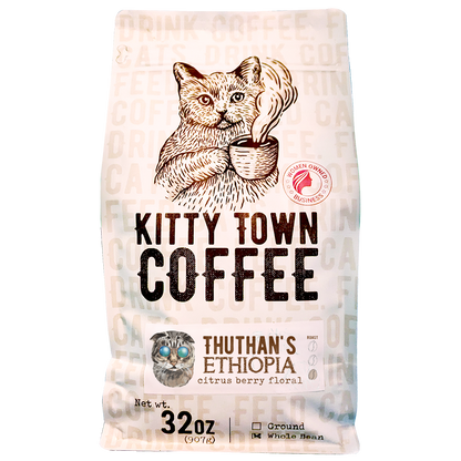 Thuthan's Ethiopia Sidamo: Light Roast Natural Process