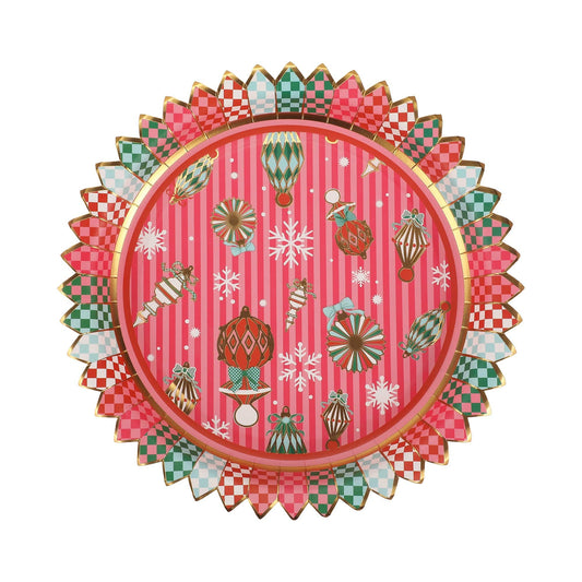 Deck the Halls Dinner Plates (10 count) Otarealm