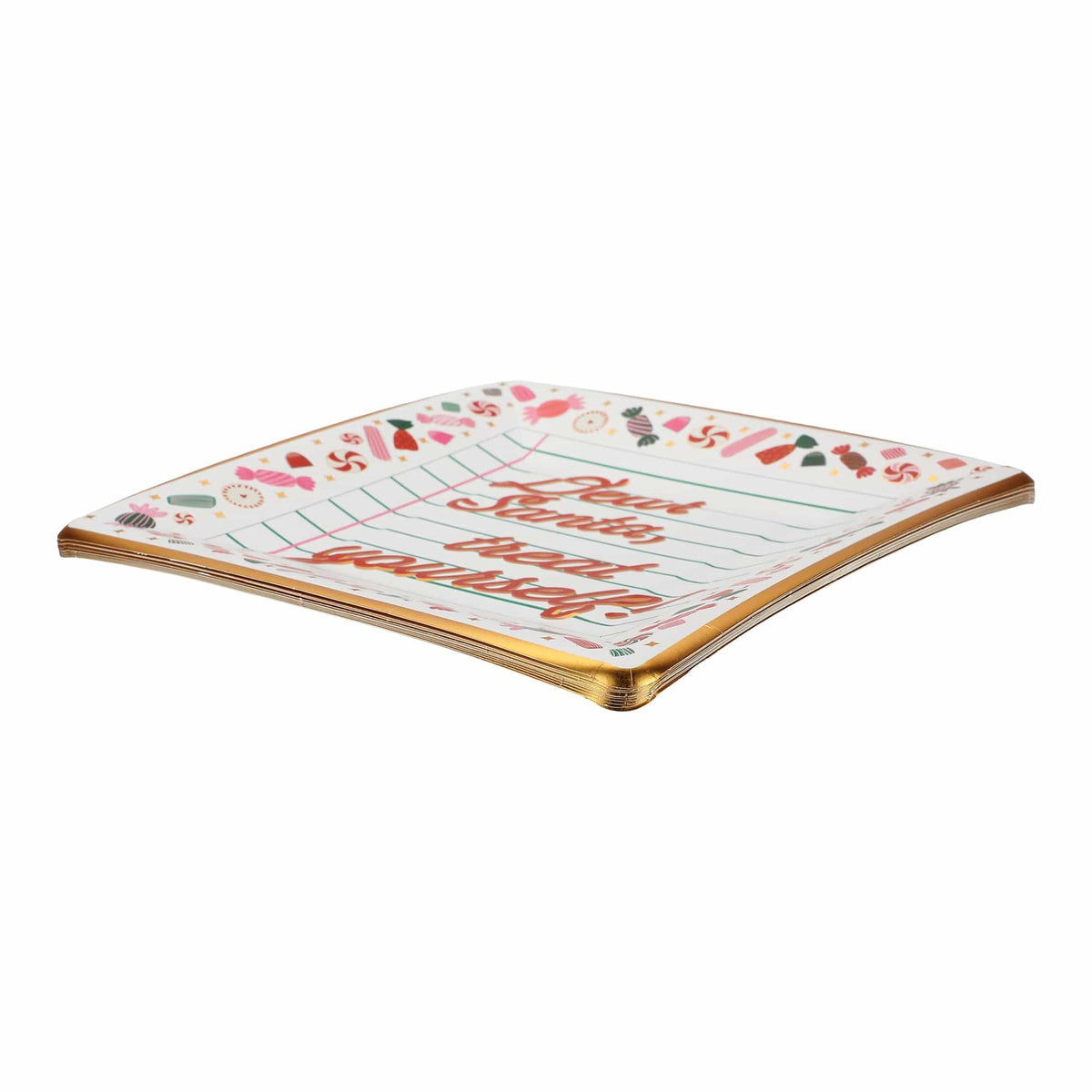 Santa Treats Dessert Plates (10 count) Otarealm
