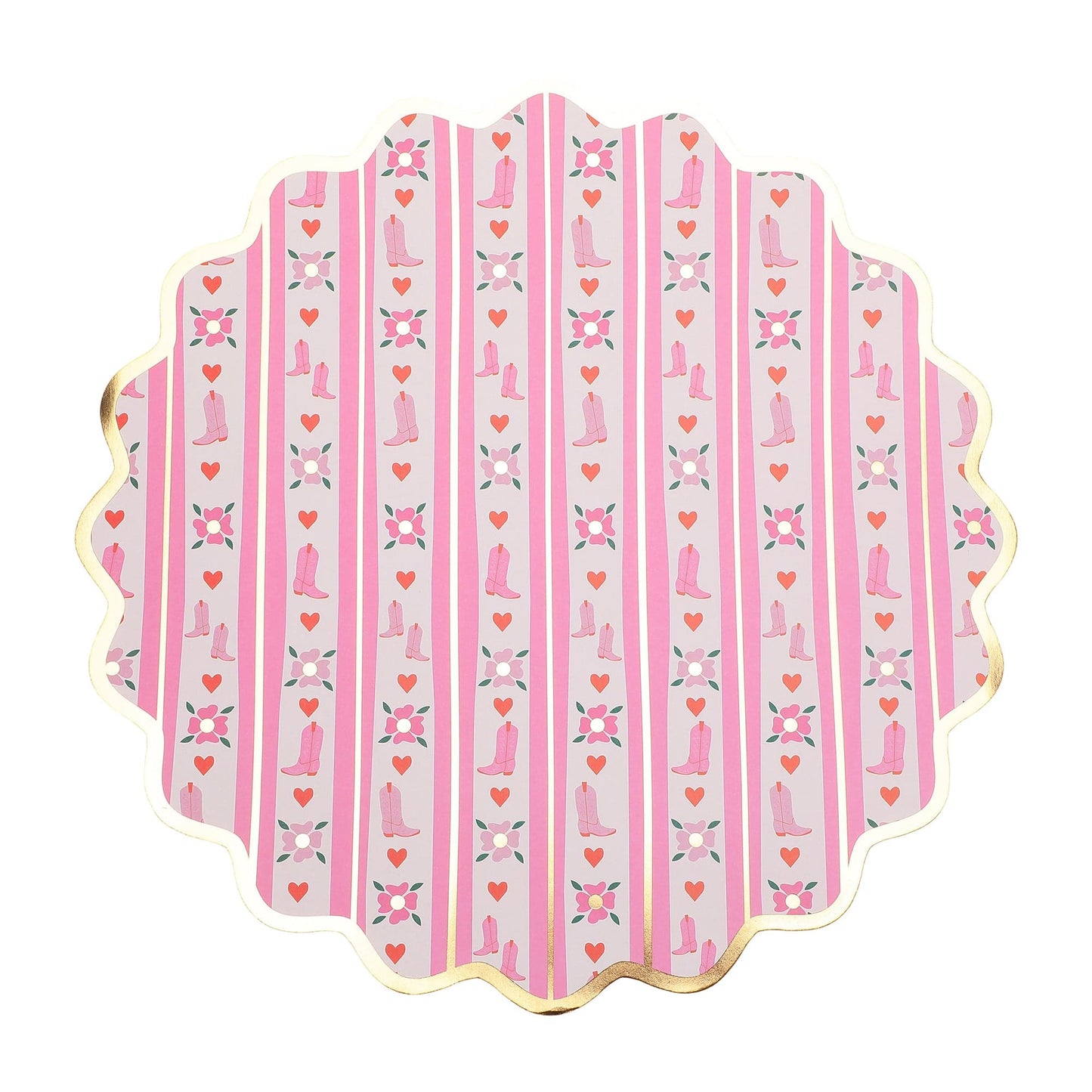 Boot Scoot Blooms Placemats (10 count)
