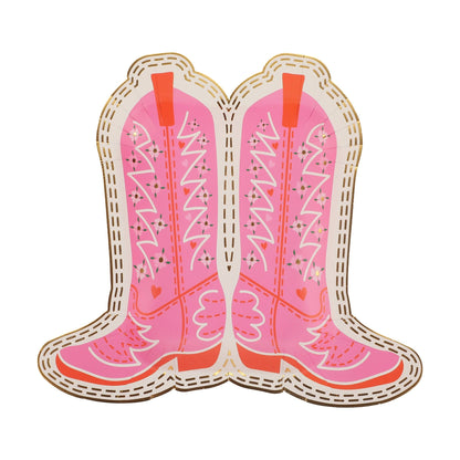Cowboy Boot Dessert Plates (10 count)