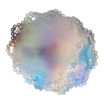 Sweetheart Iridescent Doily Placemats (10 count)