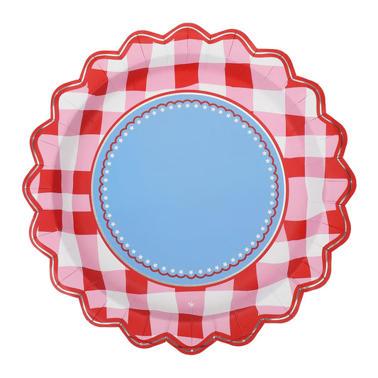 Picnic Perfect Gingham Dinner Plates (10 ct)