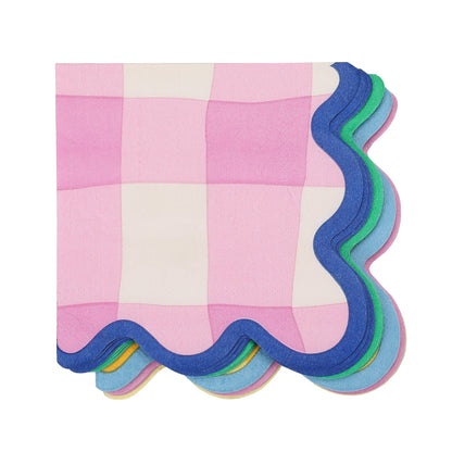 Colowave Gingham Cocktail Napkins (20 ct)