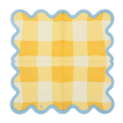 Colorwave Gingham Cocktail Napkins (20 ct, 5 colors)