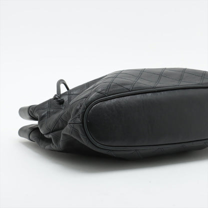 Chanel Lambskin Black Quilted Shoulder Bag 0 Series #3752