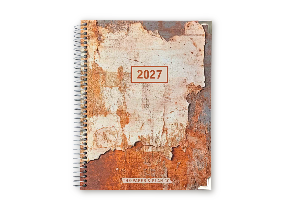 2027 Metal Flake Weekly Planner Premium Bundle