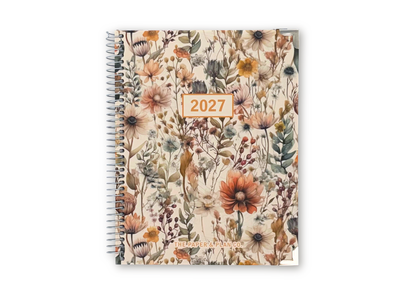 2027 Wildflower Weekly Planner