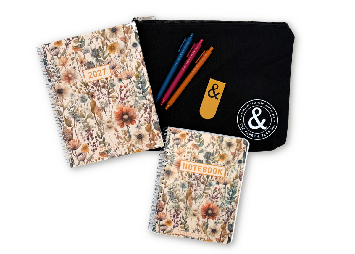 2027 Wildflower Weekly Planner Premium Bundle