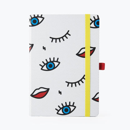 Wink Pop Art Notebook with 190 Dot Grid Pages
