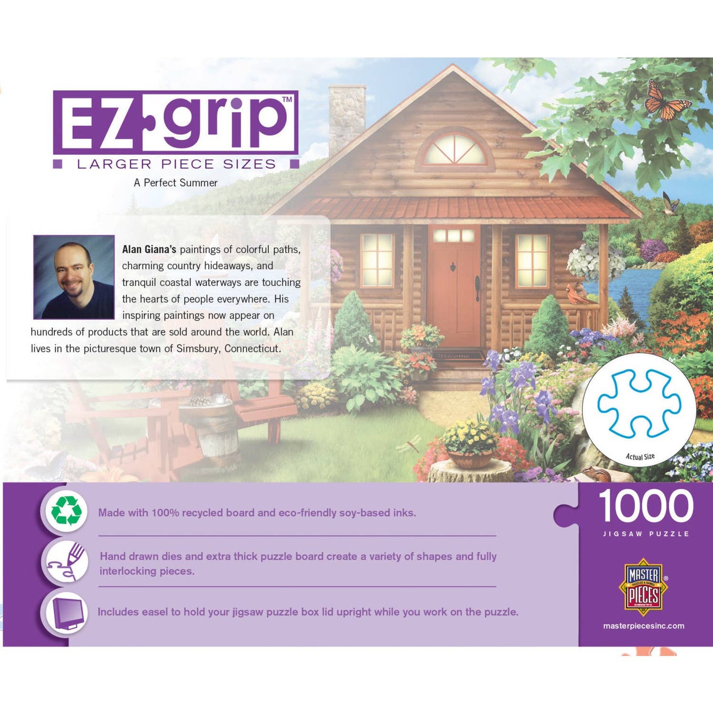 A Perfect Summer 1000 Piece Puzzle EZ Grip by Masterpieces