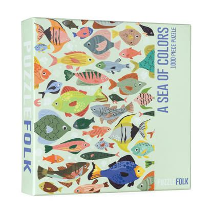 A Sea of Colors 1000 Piece Jigsaw Puzzle | Puzzlefolk
