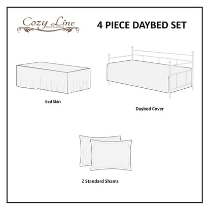 Mirage Paisley Reversible Quilt Bedding Set