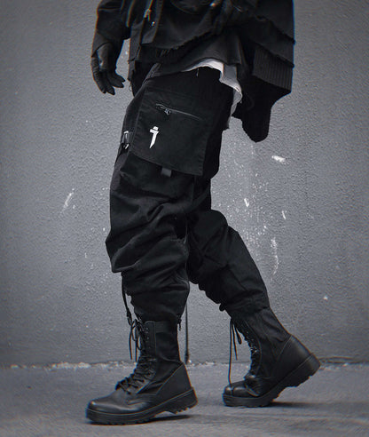 HiP46 Black NX Cargo Pants Otarealm