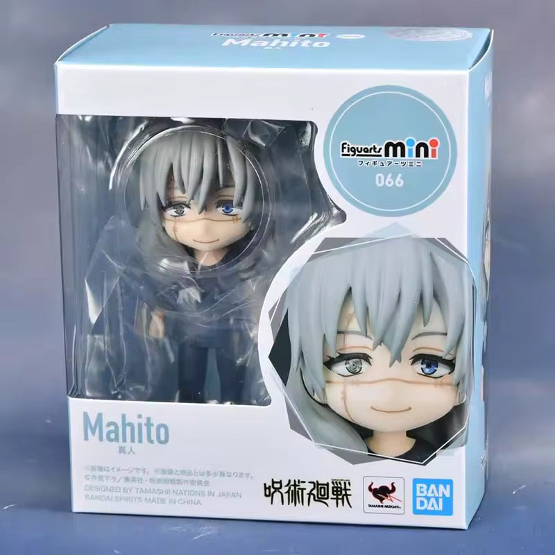 Mini Jujutsu Kaisen Gojo Satoru Mahito Geto Suguru Itadori Fushiguro Figurines, Kawaii Cute Anime Figures and Statues 10 CM