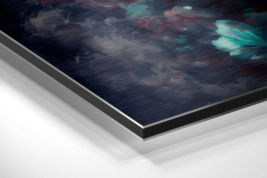 Pure Beauty Brushed Aluminum Dibond Wall Art