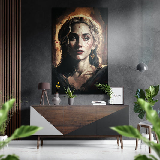 Beauty Brushed Aluminum Dibond Wall Art