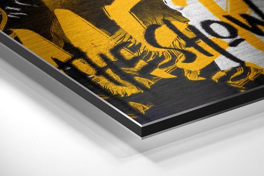 Rock Opera Singer Brushed Aluminum Dibond Wall Art