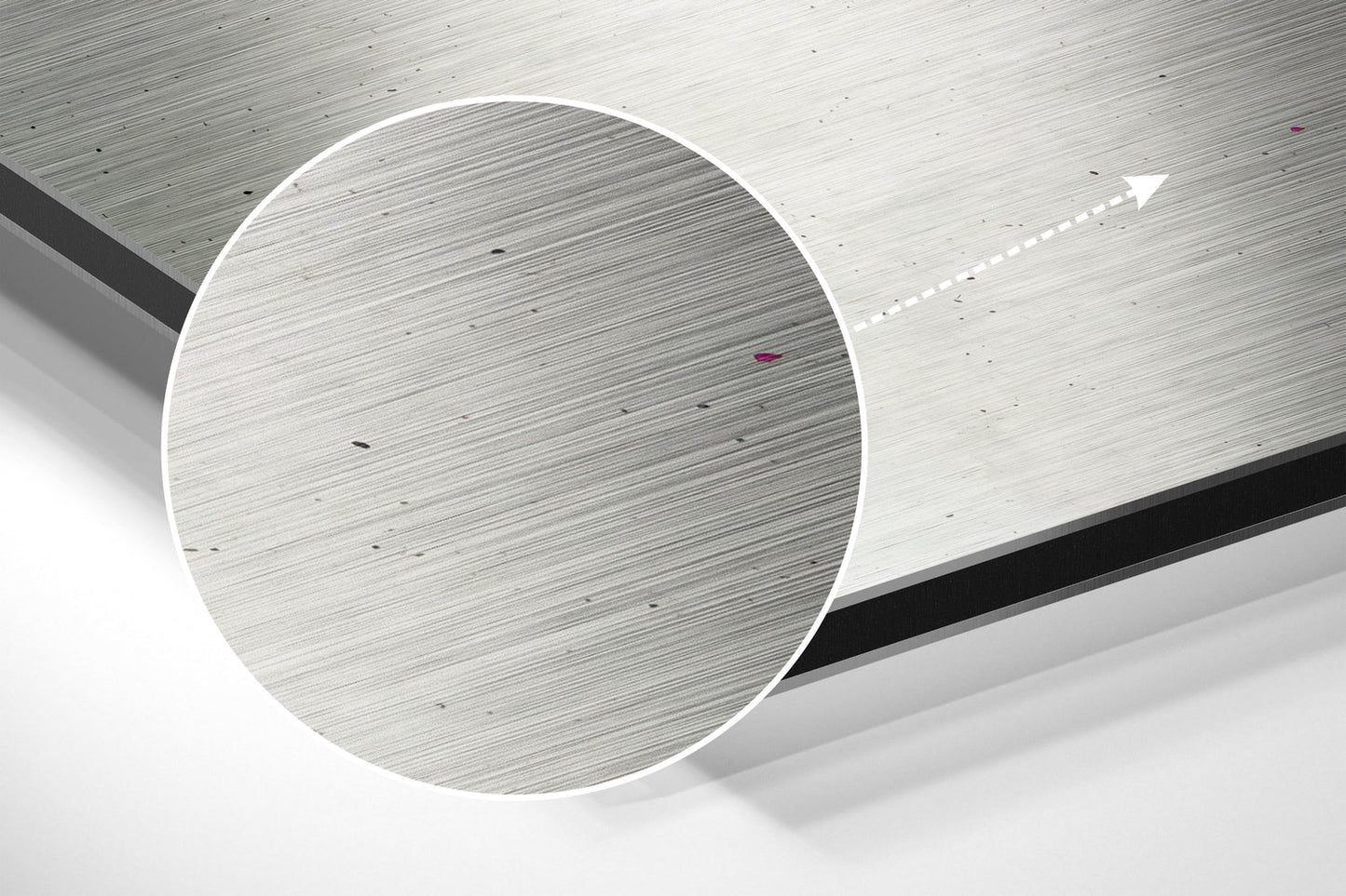 Pink Band Get Shit Done Brushed Aluminum Dibond Wall Art