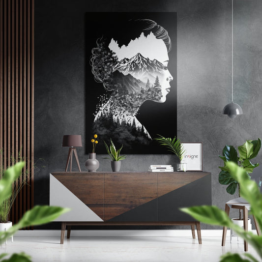 Forest in My Mind Brushed Aluminum Dibond Wall Art