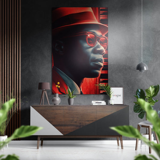 Jazz Brushed Aluminum Dibond Wall Art