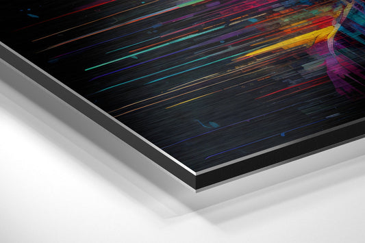 Melt Down Brushed Aluminum Dibond Wall Art