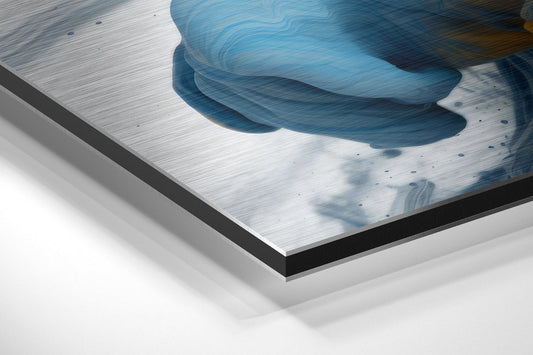 Color Explode Brushed Aluminum Dibond Wall Art