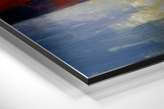 Sunset in Istanbul Brushed Aluminum Dibond Wall Art