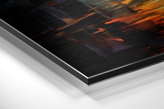 Alone Brushed Aluminum Dibond Wall Art