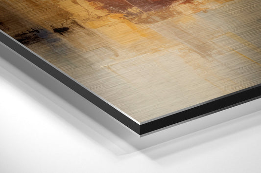 Beach Walk Brushed Aluminum Dibond Wall Art