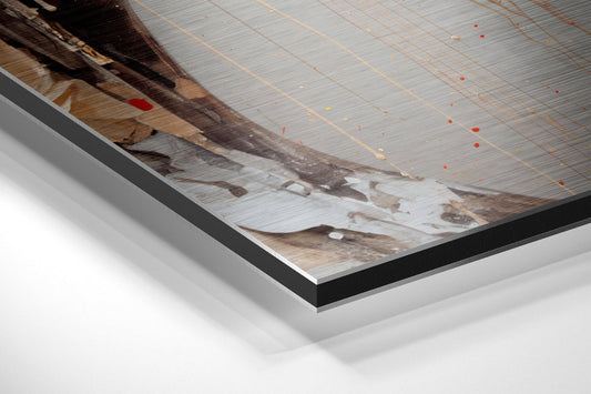 Facedown Brushed Aluminum Dibond Wall Art