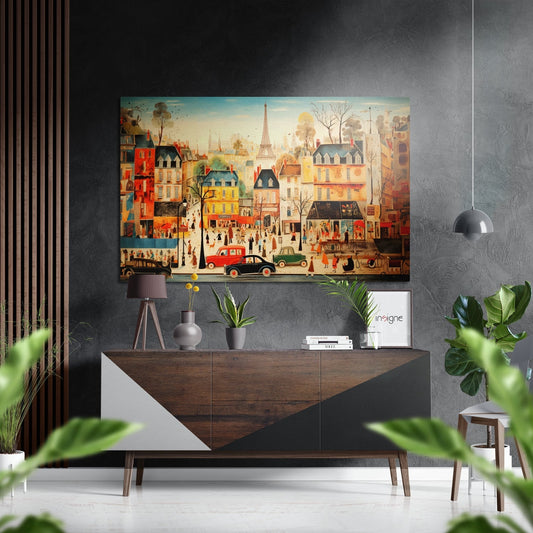 Paris Brushed Aluminum Dibond Wall Art