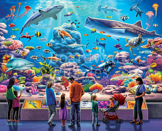 Aquarium 1000 Piece Jigsaw Puzzle | Boardwalk Puzzles