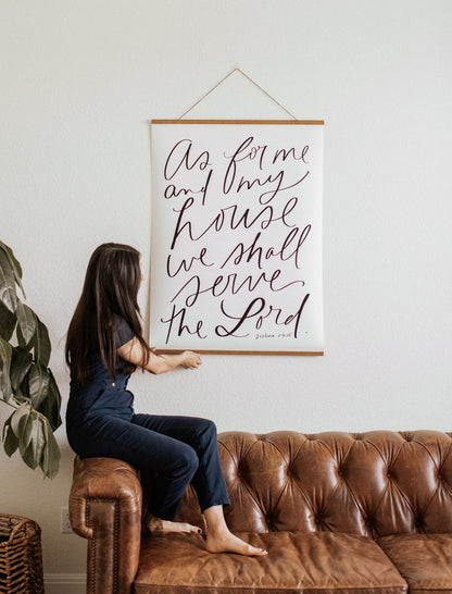 Large Poster: As for me and my house