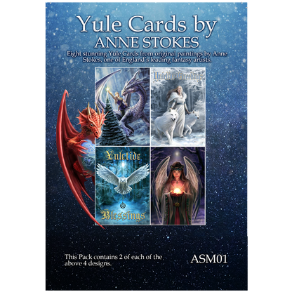 Anne Stokes Yule 8-Card Multipack Set v1