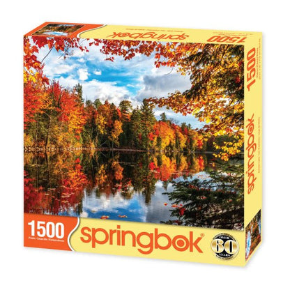 Autumn Lake 1500 Piece Jigsaw Puzzle by Springbok Puzzles