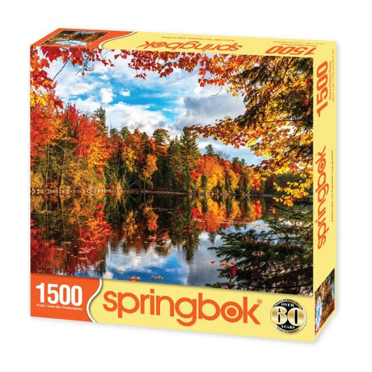 Autumn Lake 1500 Piece Jigsaw Puzzle by Springbok Puzzles