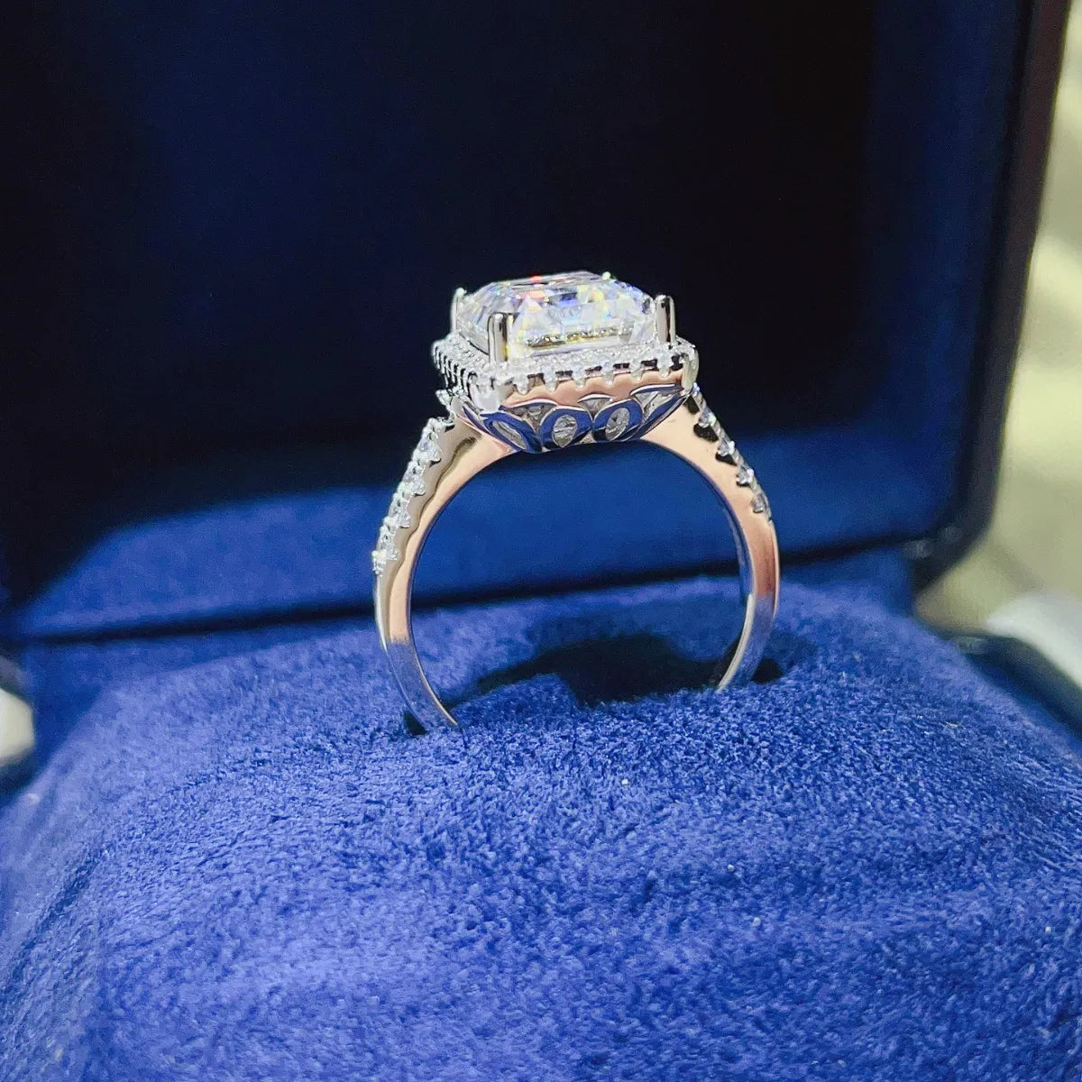5 Carat Moissanite 925 Sterling Silver Ring