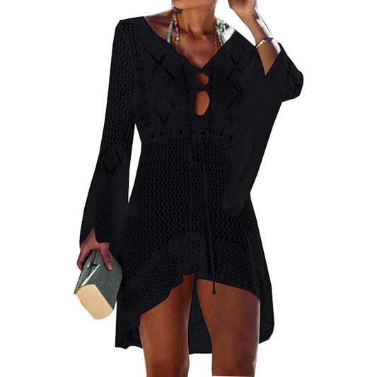 Beach Tops Sexy Perspective Cover Dress Otarealm