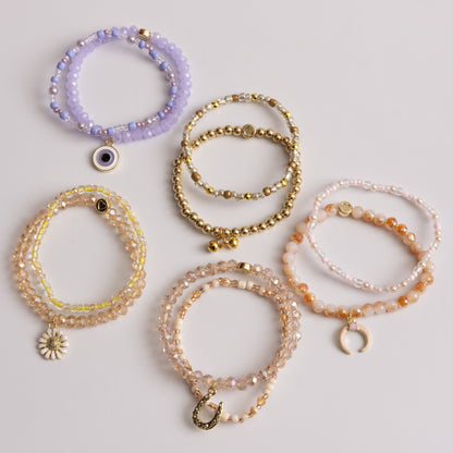 Gold Fairy Bells Bracelet Duo