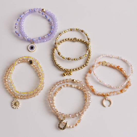 Gold Fairy Bells Bracelet Duo