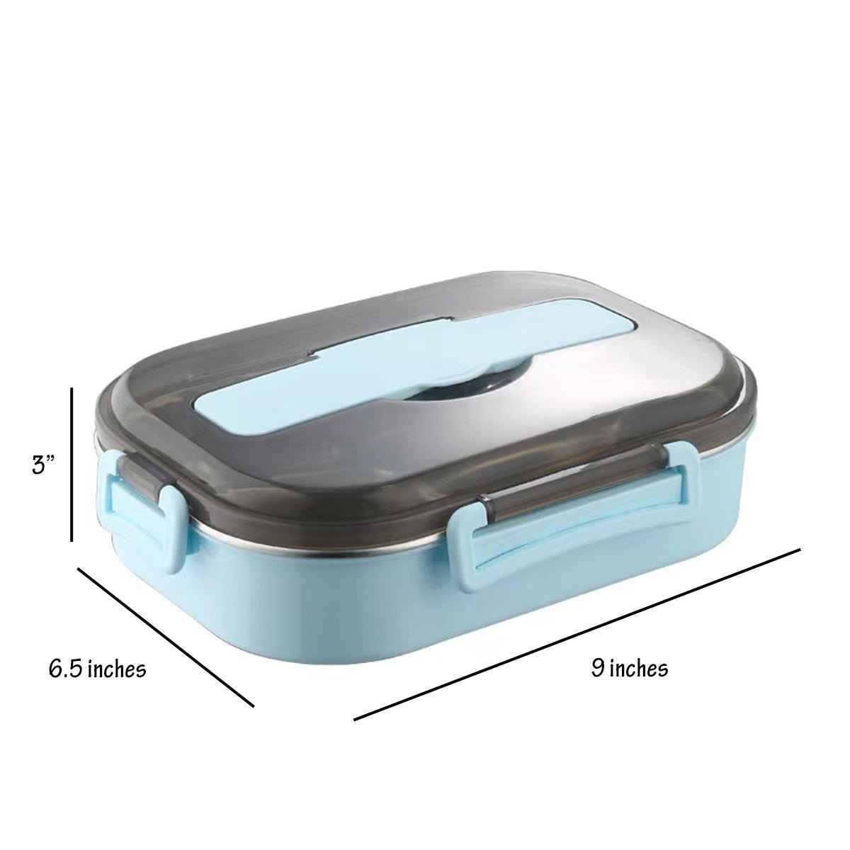 Bento Lunch Box – Includes Thermos Bag, Spoon &  Chopsticks