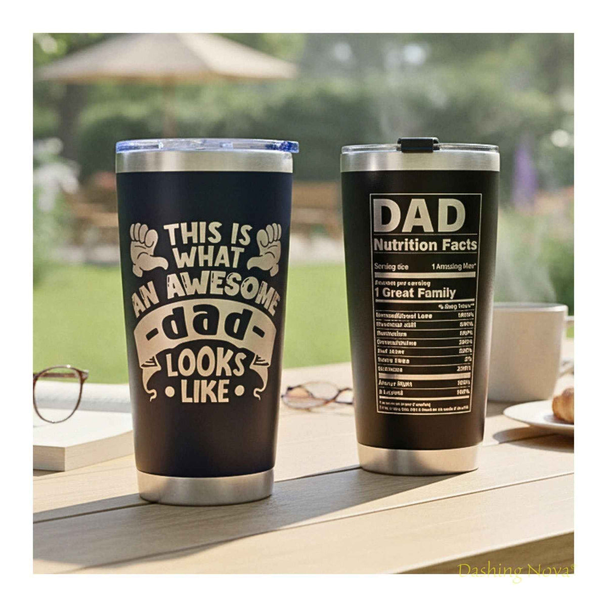 Best Dad Ever Tumbler 20oz Stainless Steel Father's Day Gift